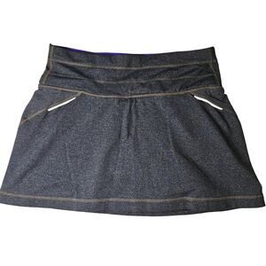 Athleta Heathered Gray Athletic Skorts Size Small